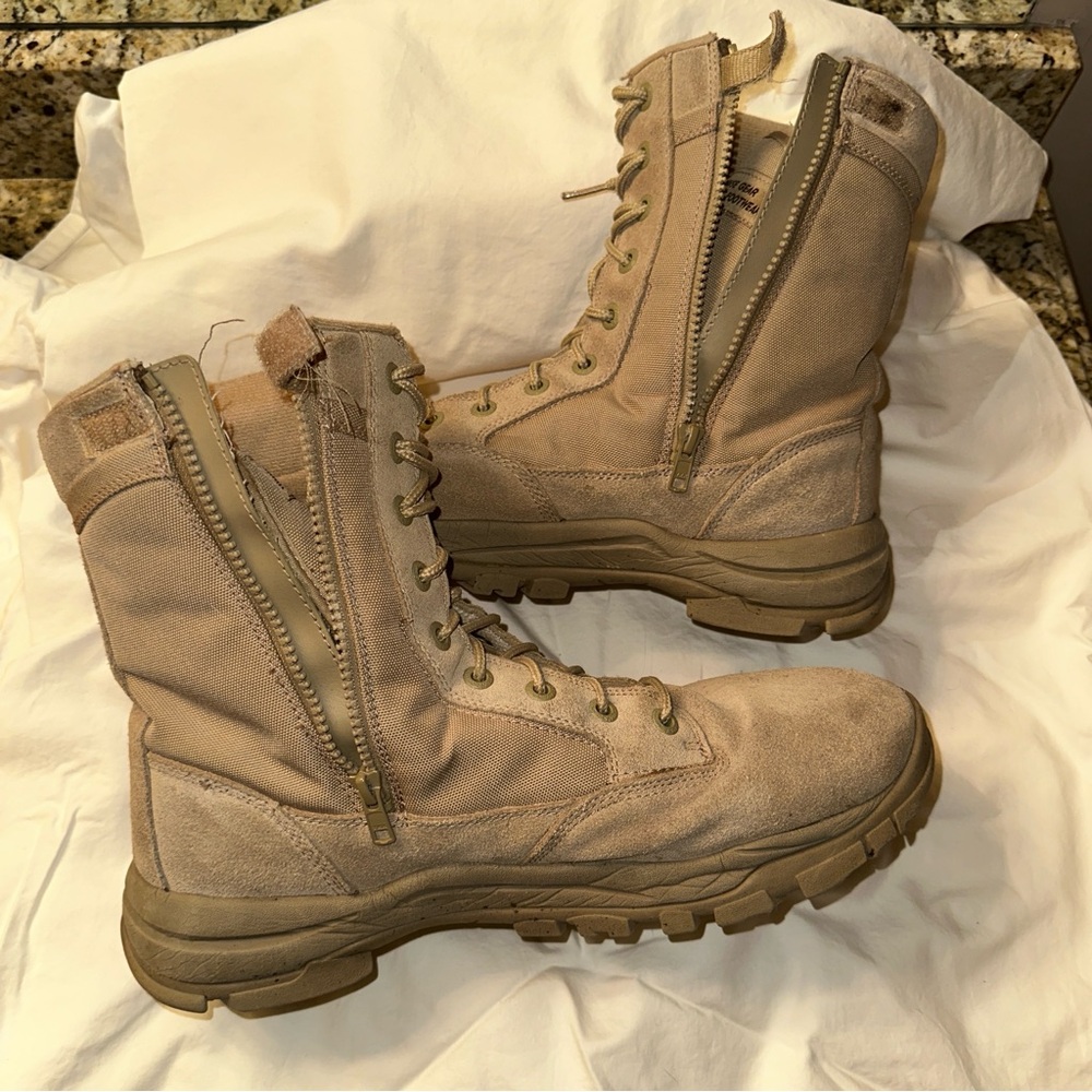 Men's Tan Combat Tactical Boots